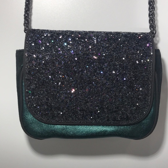 Sam Edelman Waverly Midnight Glitter Crossbody - Picture 12 of 14